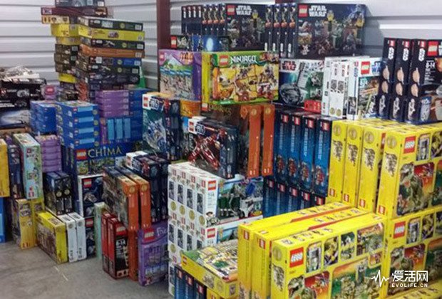 Approximately 18 pallets of Legos, or three truckloads, were seized from Koehler's home and storage units, according to Holmes