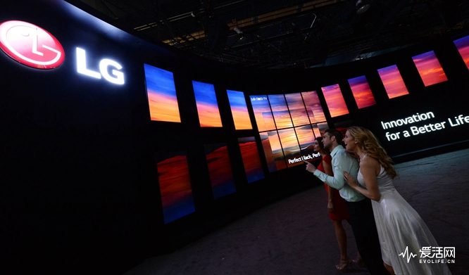 lg display wall at ces 2015