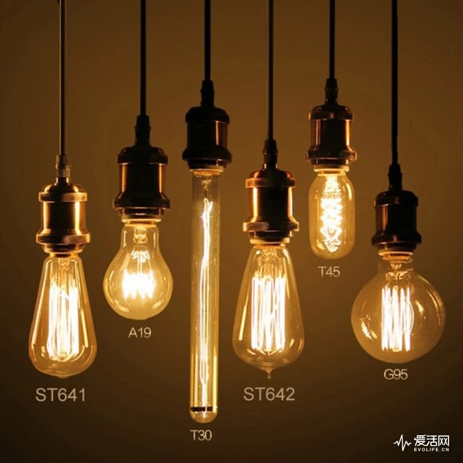 Vintage-Lamp-Edison-Bulb-Chandelier-Lighting-G125-ST64-E27-220V-For-Decor-40W-font-b-Filament