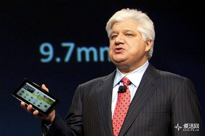 Mike Lazaridis, president and co-chief executive officer of Research In Motion (RIM) introduces the new Blackberry Playbook as he delivers the keynote speech during the BlackBerry DevCon 2010 in San Francisco, California, U.S., on Monday, September 27, 2010. Photographer: David Paul Morris/Bloomberg