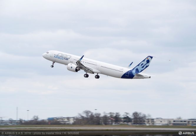 A321neo TAKE OFF