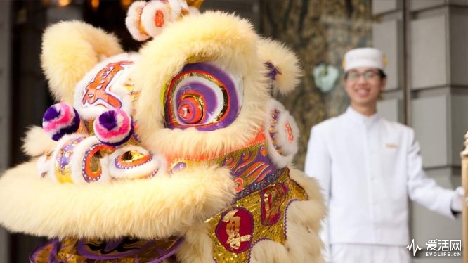 Nouvel An chinois lion-dance