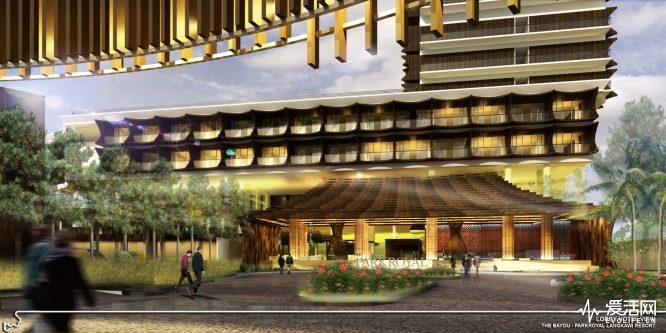 PARKROYAL Langkawi Resort facade render