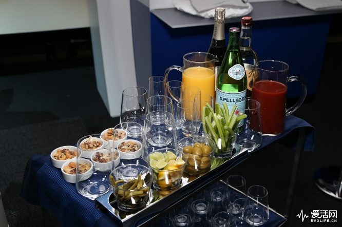 United Airlines unveils the all-new United Polaris business class, featuring a re-imagined, sleep-enhancing, lounge-to-landing experience for intercontinental travelers on Thursday, June 2, 2016 in New York. (Mark Von Holden/AP Images for United Airlines)