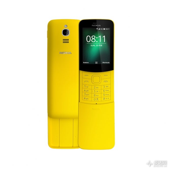 Nokia-8110香蕉黄-正背面-