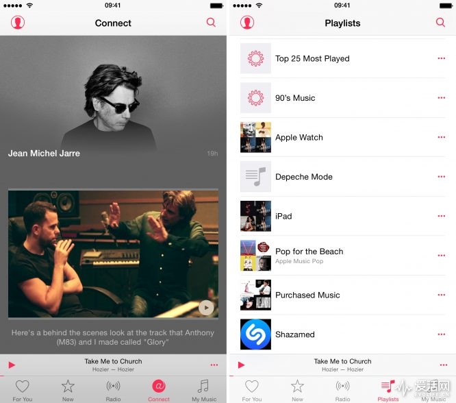 How-to-replace-Connect-with-Playlists-iOS-8.4-Music-iPhone-screenshot-003