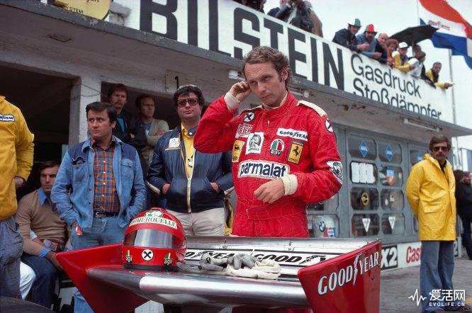 Niki Lauda in the Ferrari 312T2, German Grand Prix, Nuerburgring 1976, Nuerburgring, Germany, 01 August 1976. (Photo by Rainer W. Schlegelmilch/Getty Images)