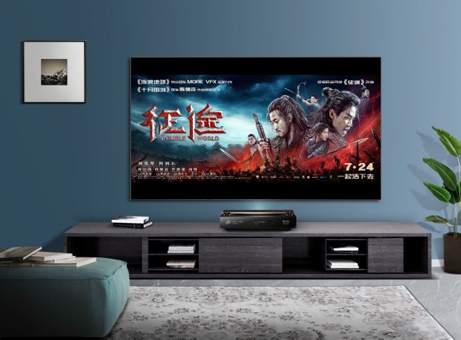 卡位电影院归来前上市,海信百吋激光电视在跟谁抢生意?-家电圈官网