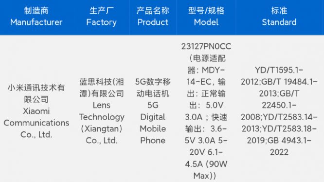 小米新机入网