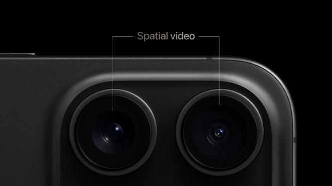 iPhone 15 Pro Cameras for Spatial Video capture